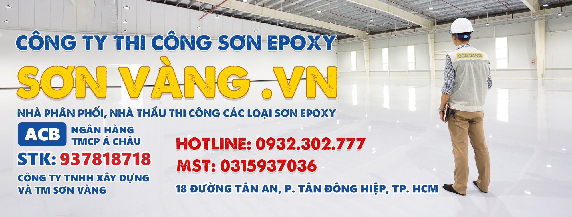 Công ty thi công sơn epoxy Sơn Vàng